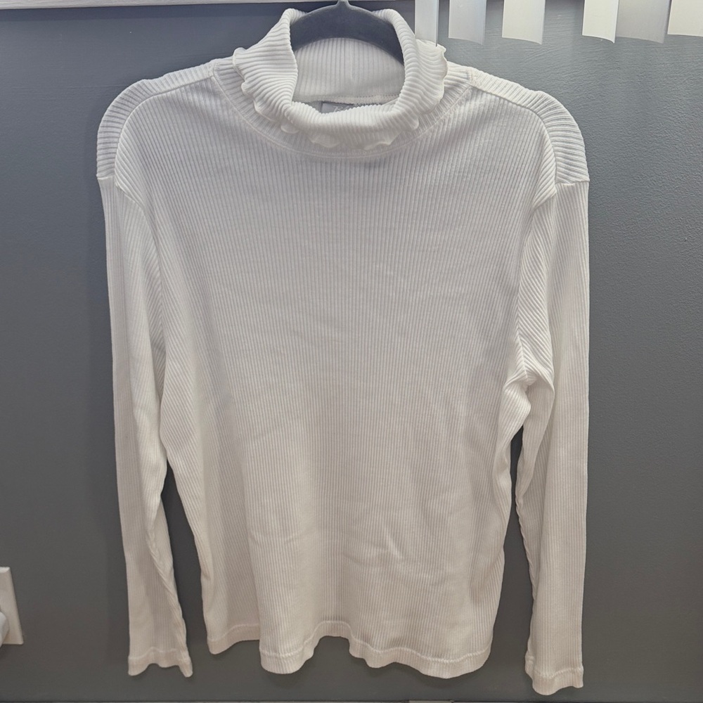 Blair White Turtleneck Sweater